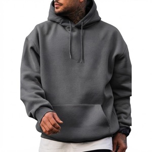 Sudadera con Capucha de Gran Tamaño para Hombre, Marca Personalizada OEM, de Alta Calidad, Impermeable, con Hombros Caídos, Tejida, de Felpa - Product Image 5