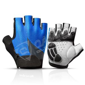 Gants de vélo demi-doigts de couleur personnalisée pour hommes et femmes, équipement de vélo tendance pour la course, le sport, la salle de sport, le ski, les activités de plein air - Product Image 1