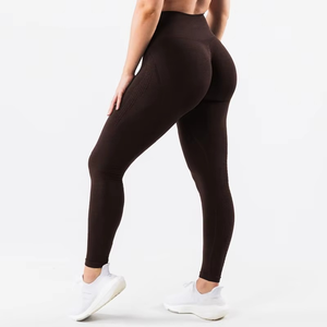 Leggings de yoga sexy personnalisés de haute qualité à taille haute pour femmes, pantalons de sport moulants pour le fitness - Product Image 2