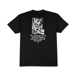 T-shirt unisexe décontracté 100 % coton pour l'été, luxe, 240 g, col rond, broderie, logo personnalisé, fournisseur en gros, respirant - Product Image 6