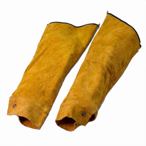 Guantes de Soldadura de Cuero Vacuno Marrón de Primera Calidad, Resistentes a Cortes Nivel 2 ANSI/ISEA, Resistentes al Calor y a Desgarros - Product Image 1
