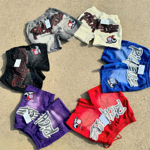 Shorts pour homme Richie style streetwear, imprimé par sublimation, taille élastique, longueur mi-cuisse, tissu tricoté respirant, motif original - Product Image 1