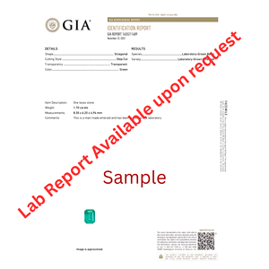 Émeraudes synthétiques colombiennes de laboratoire en gros, taille brillant rond, 4-8 mm, pour la fabrication de bijoux - Product Image 4