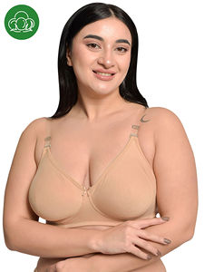 Sujetador sin costuras moldeado, sin relleno, suave, de cobertura completa, sin aros, cómodo para uso diario, lencería femenina, fabricante OEM ODM, sujetador de uso diario. - Product Image 1