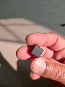 Venta al por Mayor de Ágata Negra de Primera Calidad, Acabado Satinado Mate, Cubo Pulido de 12 mm, Piedra Preciosa Natural Tallada, Decoración para el Hogar y la Oficina, Amuleto de Sanación - Product Image 5