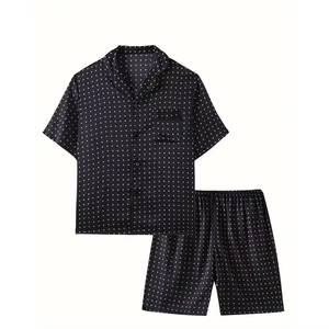 Ensembles de t-shirts en velours tricoté en polyester imprimé sportif pour hommes, écologiques, pour l'hiver - Product Image 1