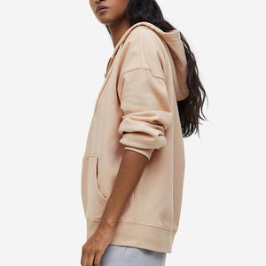 Sudadera con Cremallera Personalizada para Mujer, Sudadera con Capucha Elegante para Invierno, Forro Polar Suave, Ropa Casual Deportiva - Product Image 3