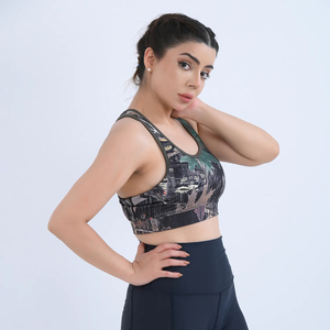 Soutien-gorge de sport respirant sur mesure pour femme avec logo sur le devant, haute qualité, best-seller, prix de gros - Product Image 5