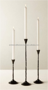 ขาตั้งเทียนเรียวโลหะหล่อเหล็กแข็งสีดำโคมไฟในร่มกลางแจ้งตกแต่งบ้านสำหรับบรรยากาศคริสต์มาส - Product Image 6