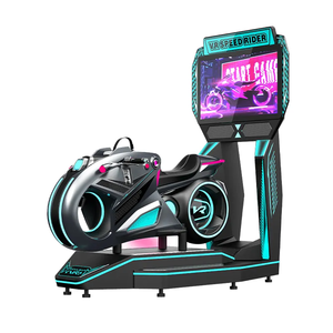 Simulateur de vélo VR pour 2 joueurs, machine de course de réalité virtuelle haute performance avec écran de 80 pouces - Product Image 1