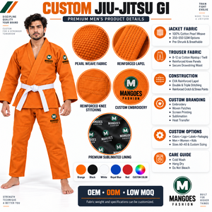 Kimono de Jiu-Jitsu et Judo sur Mesure, Uniforme de Haute Qualité, Nouvelle Arrivée 2026, Couleurs Personnalisées, Polyester/Coton, Séchage Rapide, Coupe Ample - Product Image 6