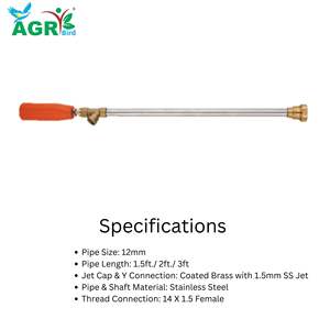 Pistolet pulvérisateur à dos en aluminium 90 cm, pistolets pulvérisateurs agricoles, pistolet pulvérisateur longue portée pour pulvérisateurs agricoles - Product Image 4