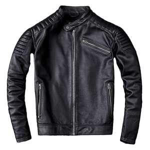 Custom Made Design <b>Quilted</b> <b>Jacket</b> Casual Waterproof Breathable Eco-Friendly Autumn Sporty Leather <b>Jacket</b> For Unisex - Product Image 2