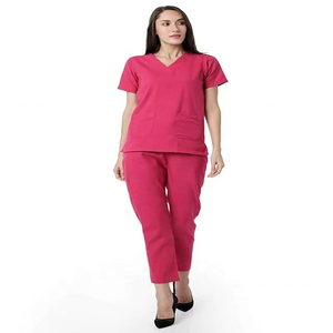 Custom 4 Way Stretch Spandex Nurses Hospital Uniforms Nursing <b>Scrubs</b> Suit Women <b>Scrub</b> <b>Sets</b> - Product Image 4