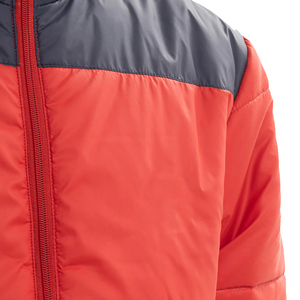 High Qaulity <b>Men's</b> Puffer Jacket With <b>Hood</b> Stand Collar Zipper Closure Windproof Winter <b>Coat</b> Casual Style Thick Polyester - Product Image 4