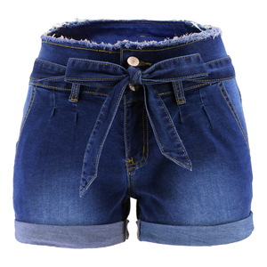 Shorts en jean tendance pour femme, taille haute, extensibles, en tissu respirant de qualité supérieure, style boyfriend sexy, mode estivale, vente en gros - Product Image 3