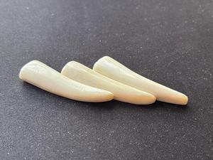 Colgantes de Hueso Natural Tallados a Mano, Amuletos de Cuerno de Búfalo para Fabricación de Joyas, Componentes de Collar Tribal Boho al por Mayor - Product Image 2