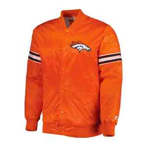 Chaqueta Bomber de Satén Personalizada 2025 con Nombre y Número del Equipo, Lote Inicial de la NFL Bordado, BRONCOS - Product Image 5