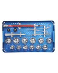 BISONS Orthopedic Total Hip Replacement Acetabulum Instrument Set Acetabular <b>Reamer</b> Surgical Kit - Product Image 3