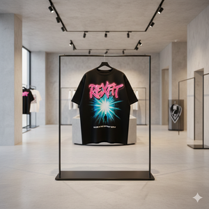 เสื้อยืดสตรีทแวร์ผู้ชายแบบสั่งทำ OEM ทรงโอเวอร์ไซส์ ทรงครอป ทรงบ็อกซี่ ผ้าฝ้าย พิมพ์ลายกราฟิก เสื้อยืดผู้ชายเนื้อหนา - Product Image 2