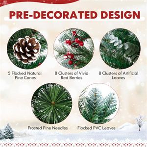 3 FT Battery Operated Tabletop Christmas Tree Holiday Decoration - Product Image 5