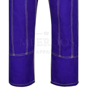 Fabricant de pantalons de karaté de haute qualité, uniforme d'arts martiaux unisexe, logo personnalisé disponible, spandex/polyester, séchage rapide - Product Image 4