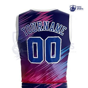 ดีไซน์ใหม่มาแรงสุดฮิต บริการดี ราคาสมเหตุสมผล ชุดกีฬาบาสเก็ตบอลผ้าโพลีเอสเตอร์ น้ำหนักเบา สวมใส่สบาย - Product Image 4