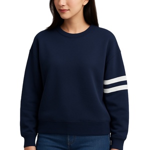 Surdimensionné recadrée Silhouettes mélange de coton bio écologique polaire hiver personnalisé uni blanc Streetwear mode à capuche noir - Product Image 4