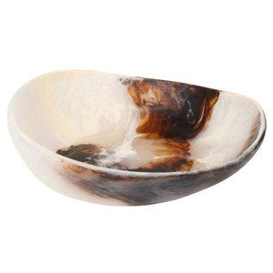 Bol en corne poli artisanal de luxe, élégant et durable, pour service de table, décoration de fête et de mariage, écologique, sans plomb, d'inspiration indienne - Product Image 1