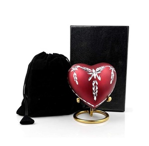 Reliable Manufacturer Affordable Adult Ashes Urn Manufactured from Strong Metal Material with Elegant <b>Memorial</b> Decorative Finish - Product Image 4