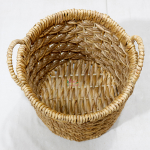 High Quality Modern Natural Water Hyacinth <b>Toy</b> Storage Basket <b>Set</b> Living Room Organizer Bins - Product Image 2