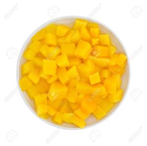 Mangues en conserve d'origine vietnamienne, coupées en dés, dans un sirop épais, pour la pâtisserie - Product Image 6