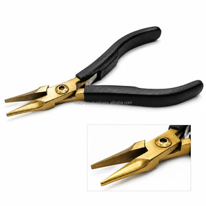 ZETOMED PRO Alicates de Punta Plana de Alta Calidad, Acero Inoxidable, Ligeros, para Trabajos Precisos, Fabricación de Joyas, Envoltura de Alambres, Abalorios, 5 Pulgadas - Product Image 1
