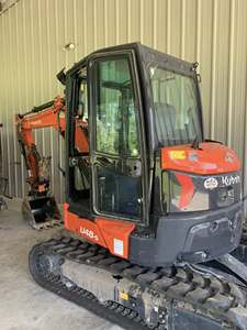 รถขุดขนาดเล็ก Kubota U48-5 แบบ Zero Tail Swing เครื่องยนต์ดีเซล 24 แรงม้า พร้อมเกียร์บ็อกซ์ประสิทธิภาพสูง ระบบ Open ROPS เบาะนั่งแบบสปริง - Product Image 6