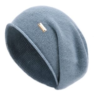 DENMIN APPARELS Bonnet unisexe en coton/laine de qualité supérieure, tricoté, doux et chaud, côtelé, à revers, extensible, pour personnalisation - Product Image 1