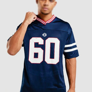 Maillot de football américain pour homme de qualité supérieure, style maille respirante à manches courtes avec numéro, vente en gros - Product Image 2