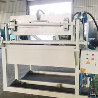 Machine de fabrication de barquettes à œufs automatiques directe d'usine, ligne de production de barquettes à œufs alvéolées entièrement automatique