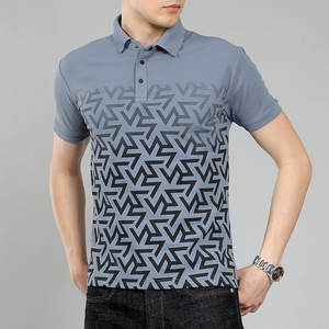 Polo de algodón con logotipo personalizado de moda para hombre, polo deportivo de golf de color sólido para hombre, uniforme, a pedido. - Product Image 5