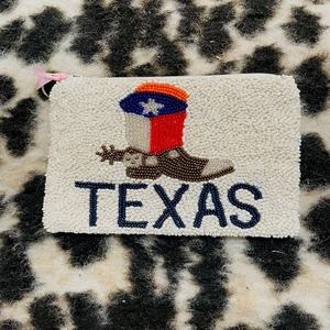 Texas Mini verre de rocaille perlé à la main personnalisé sport thème coton fondation forme rectangulaire Creative Art Zone mode - Product Image 1