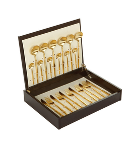 Cuchara de latón para helado, cuchara de té de mango corto, cuchara de vino, cuchara cuadrada, cuchara de té dorada, cuchara de té rosa, cuchara de té Royal Crafts, cubertería de latón en caja de color. - Product Image 5