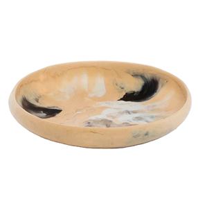 Bol et plat de service en résine faits à la main - Passe au lave-vaisselle - Design moderne européen personnalisable pour la maison et les fêtes - Product Image 1