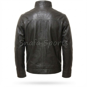 Veste en cuir pour homme, style unique, tendance, hiver, streetwear, veste en cuir de haute qualité, épaisse - Product Image 2