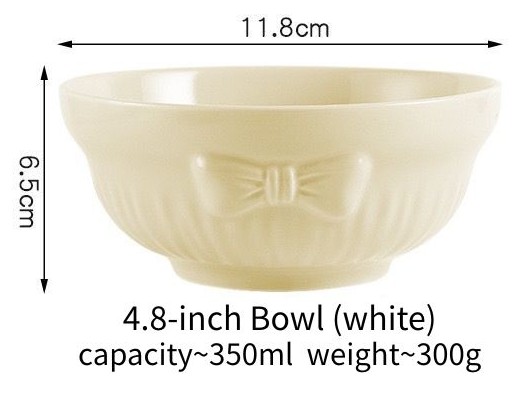 Tazón de 4.8" (blanco)