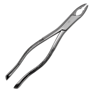 Pinzas de Extracción Manuales # Instrumento Dental de Extracción de Dientes Universal Inferior con Puntas Dentadas 151AS, Acero Inoxidable - Product Image 1