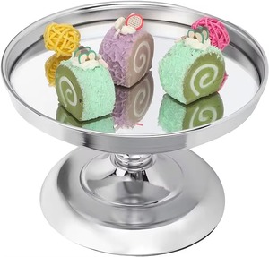 Soporte para pasteles de acero inoxidable de alta calidad, adecuado para configuraciones de eventos en interiores y exteriores. - Product Image 5
