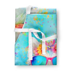 Samoyed Hippie Dawg Unisex Adult <b>Apron</b> Multicolor Large Kitchen Cooking Baking Crafts <b>Gardening</b> Server for Men and Women - Product Image 3