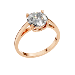 925 Sterling <b>Silver</b> Rhodium Plated Brilliant Cut Four Prong Moissanite Women's Luxury Anniversary Engagement <b>Ring</b> <b>Stacking</b> - Product Image 1