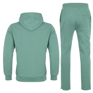 Ensemble de survêtement pour homme personnalisé, respirant, épais, à motif uni, avec col à capuche et coupe décontractée – Nouveauté tendance - Product Image 2