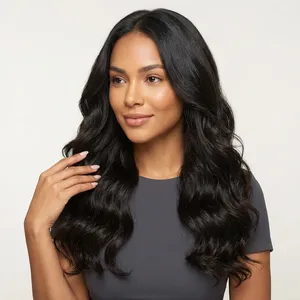 ผมต่อแบบ Remy Hand Tied Weft ผมอินเดียแบบลอนธรรมชาติ ไม่ผ่านการแปรรูป สีดำธรรมชาติ ผมแท้ 100% คุณภาพสูง สามารถปรับแต่งได้ - Product Image 4