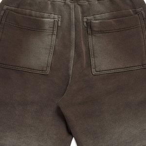 OEM Service Sun Faded Summer Cotton Drawstring Vintage Men Raw Edge Oxford Fabric <b>Knee</b>-Length Eco-Friendly Waterproof Shorts - Product Image 6